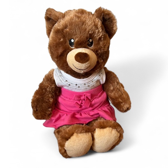 Build-A-Bear Brown Teddy with Multiple Outfits - Picture 2 of 2
